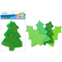 1. Craft With Fun Ozdoba Dekoracyjna Choinka Samoprzylepna 463724